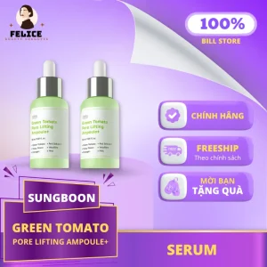 Tinh Chất Sungboon Green Tomato Pore Lifting Ampoule Chính Hãng