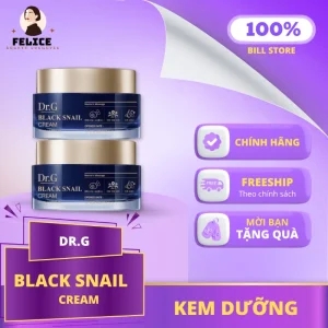 Kem Dưỡng Phục Hồi Dr.G Black Snail Cream Chính Hãng