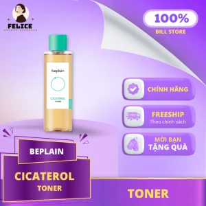 Nước Hoa Hồng Beplain CicaTerol Toner Chính Hãng Làm Dịu Da