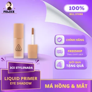 Kem Lót Mắt 3CE Liquid Primer Bám Màu Lâu, Mịn Và Tự Nhiên
