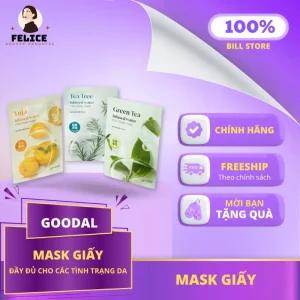 Mặt Nạ Giấy Goodal Dưỡng Ẩm, Làm Dịu Da, Sáng Mịn Tự Nhiên
