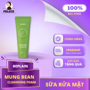 Sữa Rửa Mặt Beplain Mung Bean Làm Sạch Dịu Nhẹ Cho Da