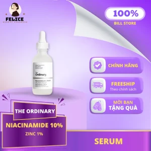 Serum The Ordinary Niacinamide 10% Zinc 1% Giảm Mụn Sáng Da
