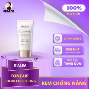 Kem Nâng Tone Dưỡng Trắng D’ALBA Tone-Up Color Correcting