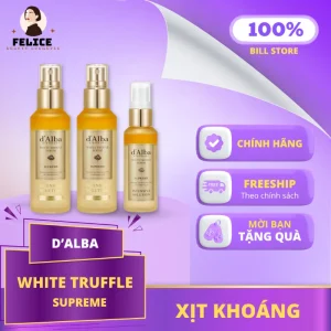 Xịt Khoáng D’Alba White Truffle Supreme Cấp Ẩm Sáng Da